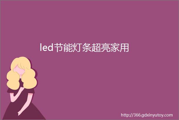 led节能灯条超亮家用