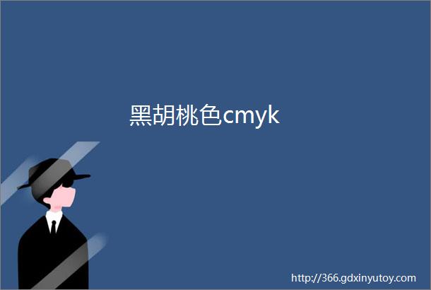 黑胡桃色cmyk